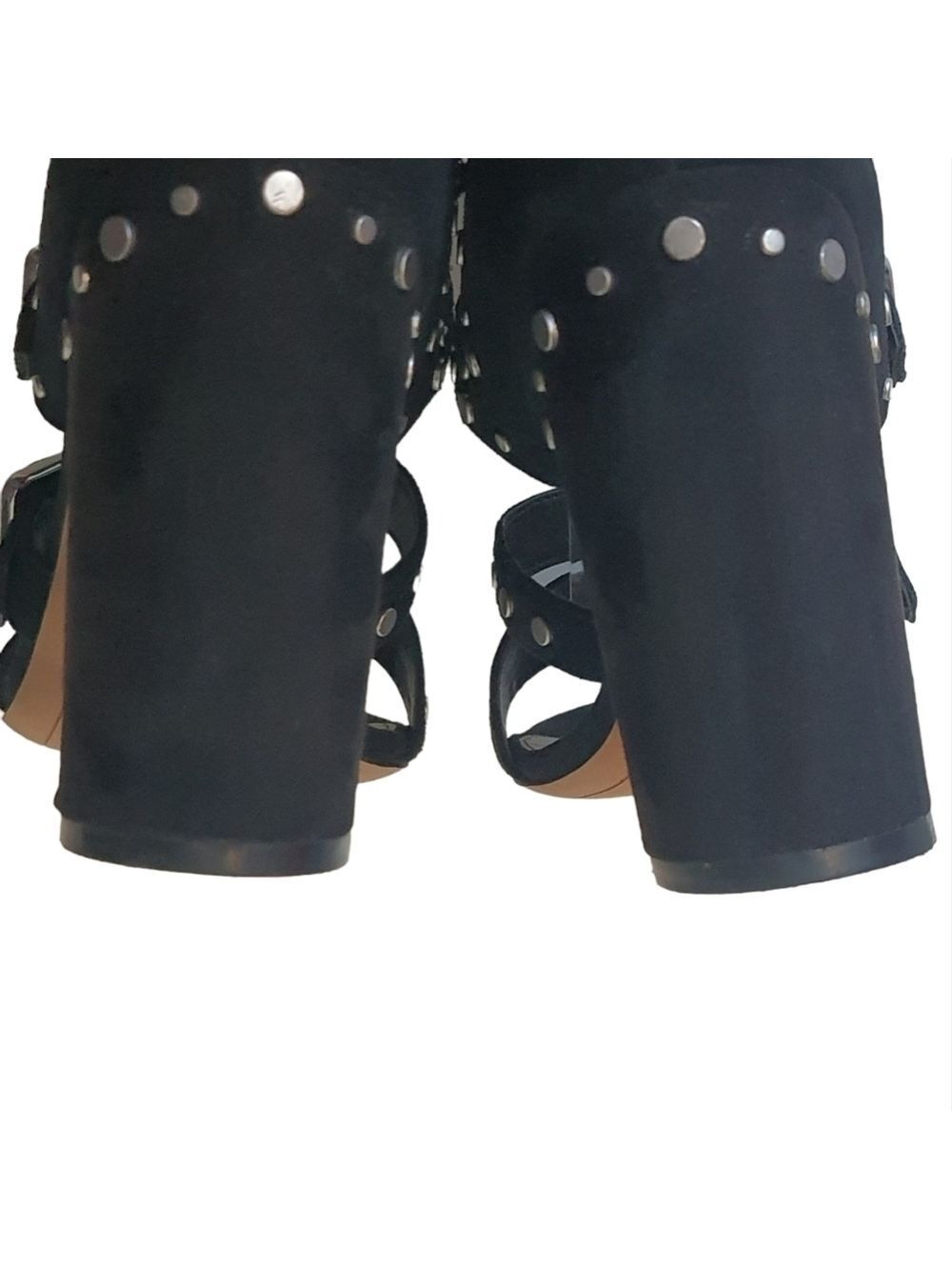 Sam Edelman Studded Strappy Buckled Heels Womens 7.5 - Picture 7 of 16